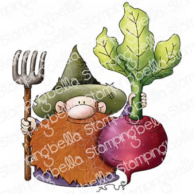 Stamping Bella Cling Stamp - Gnome Farmer